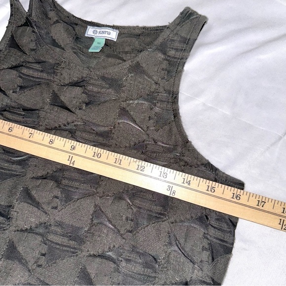 Susina Casual Fit Olive Green Semi Sheer Tank Top by Nordstrom Women’s Size XS - Picture 7 of 9